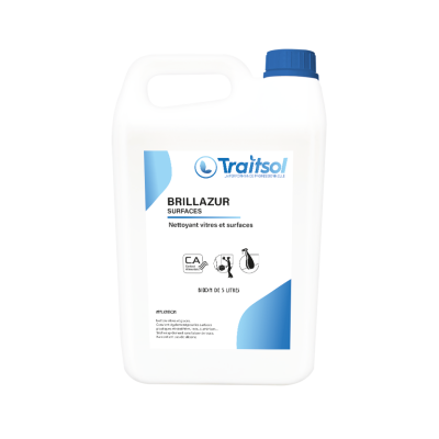 Nettoyant vitres et surfaces BRILLAZUR TRAITSOL 5L