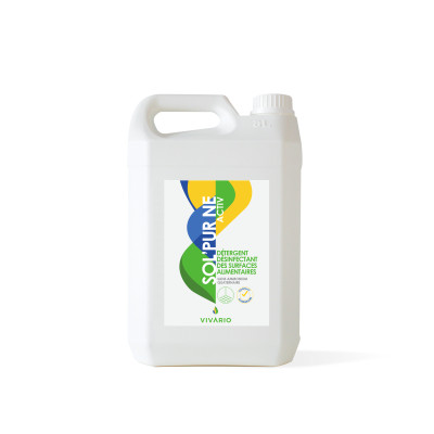 Détergent désinfectant surfaces alimentaires SOL PUR NE ACTIV 5L