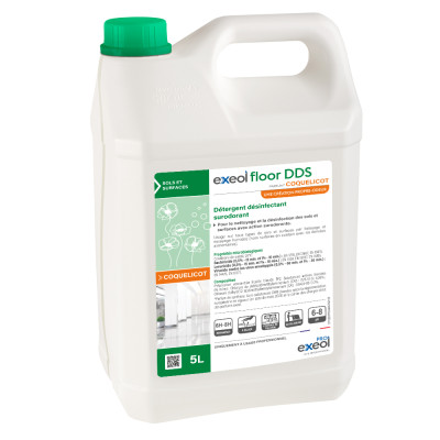 Nettoyant sol EXEOL FLOOR DDS COQUELICOT 5L