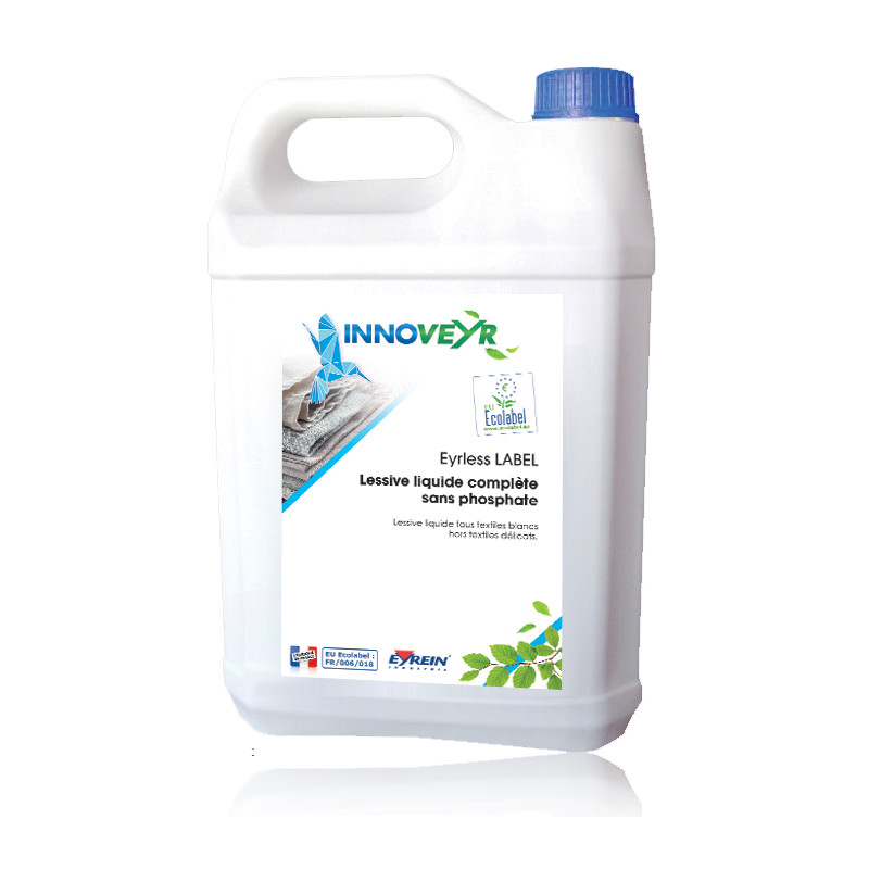 Lessive liquide EYRLESS LABEL ECOLABEL 5L Lessive liquide EYRLESS LABEL ECOLABEL 5L