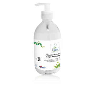 Savon liquide MOUSS AMANDE ECOLABEL 500 ML