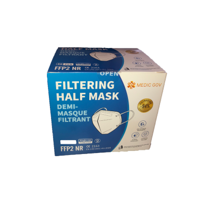 Masque FFP2 SANS VALVE EN149 BOITE DE 50