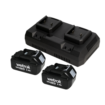 Kit Batterie Li-ion 5Ah + double chargeur PORTAVAC BEFREE