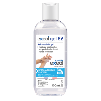 Gel hydroalcoolique EXEOL 82 100 ml