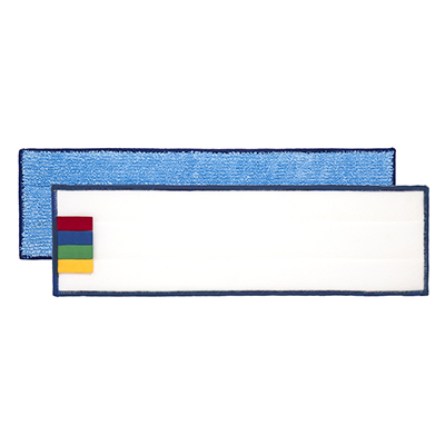 Bandeau velcro rectangulaire microfibre BLEU ACTIV 40 cm 