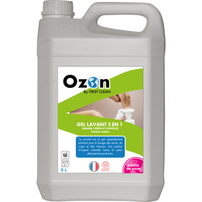 Gel lavant  3 en 1 OZON ECOCERT 5L