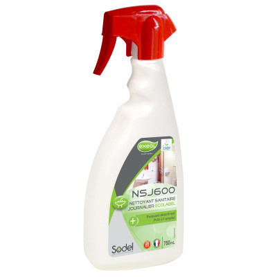 Nettoyant sanitaire NSJ 600 écolabel  750 ml