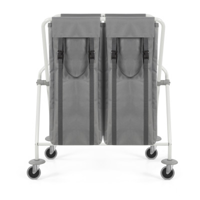 Chariot support sacs LINGE 2x100L
