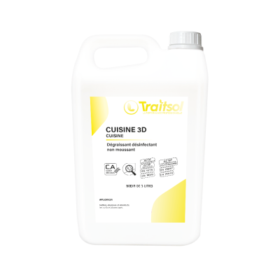 Dégraissant CUISINE 3D TRAITSOL 5L