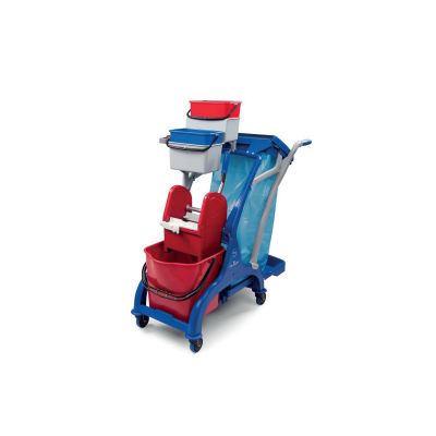 Chariot de ménage lavage ARKA 31 avec presse à machoires