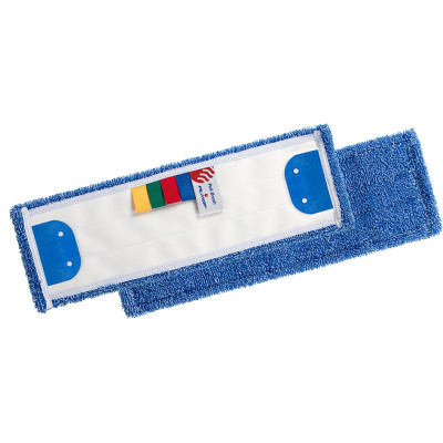 Frange languettes microfibre BLEUE PULI BRUSH 40 cm