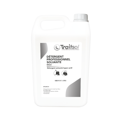 Détergent professionnel solvanté  hyper actif 5L TRAITSOL