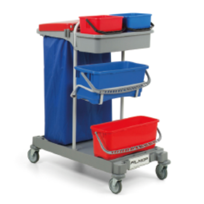 Chariot imprégnation COMPACT av roues caoutchouc D 125 mm