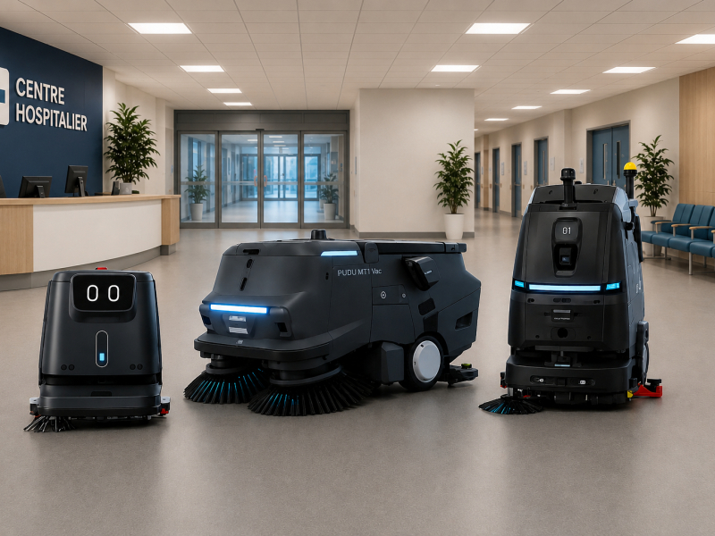 Robot de nettoyage pour centres hospitaliers: renforcer l’hygiène et la sécurité
