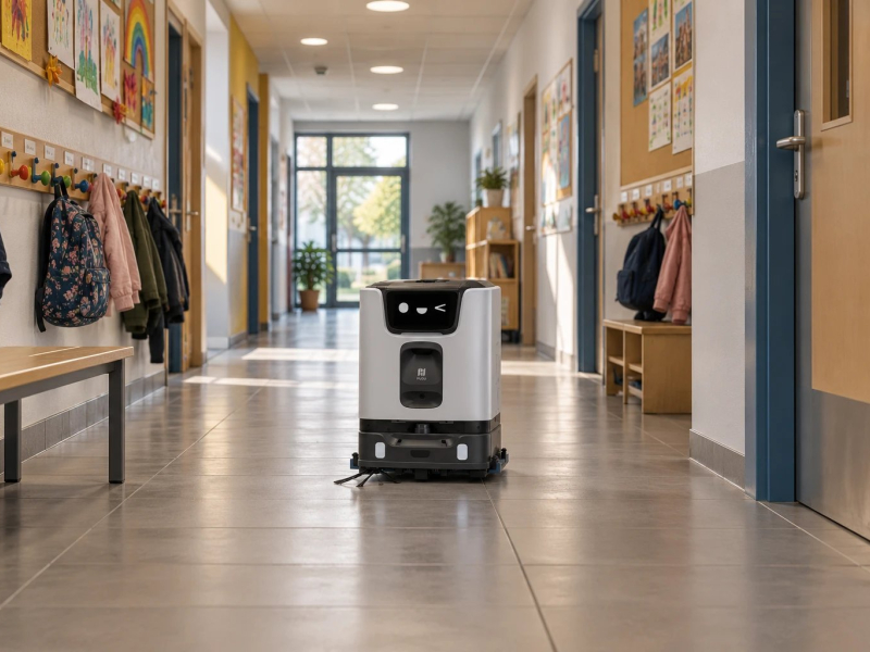 Robot de nettoyage pour écoles, collèges, lycées & universités : mode d'emploi