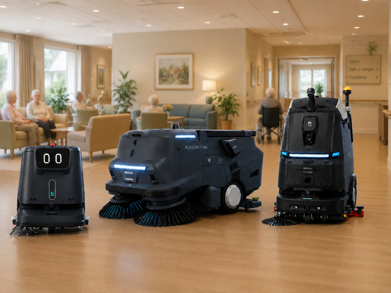 Robot de nettoyage EHPAD : améliorer l’hygiène et le confort des résidents